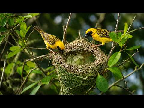 The Bird Carefully Built Its Own Nest