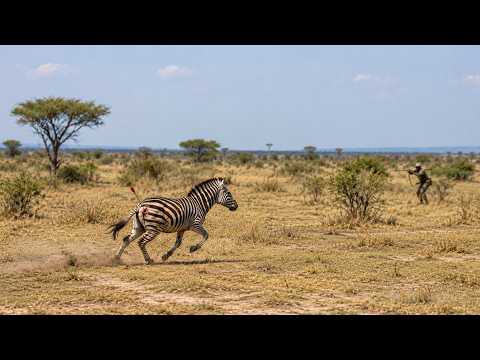 Zebra was Hit by a Hunter’s Arrow
