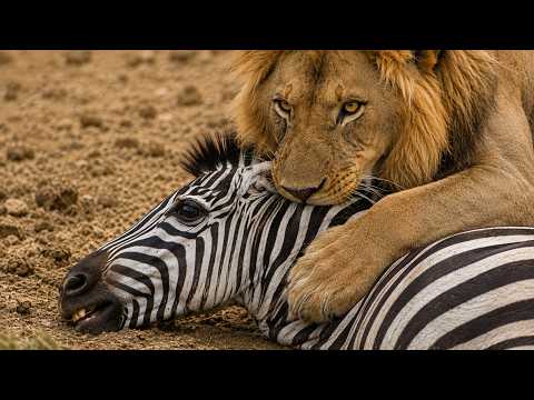 The Final Moments of This Zebra… What Happens Next?
