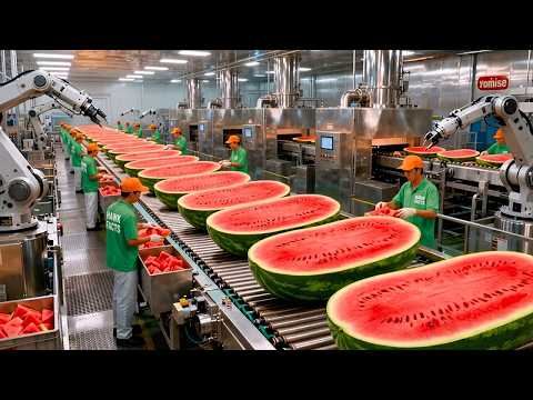 Watermelon Farming – 7.8 Millions of Tons Harvested Each Year | Farming Documentary