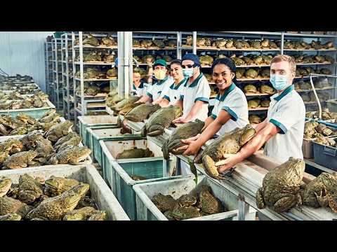 Frog Farm – How China Farmer Raised Millions Frogs For Meat | Farming Documentary