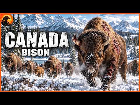 BANFF CANADA – 28 Bison Returned After 100 Years | Animal Discovery